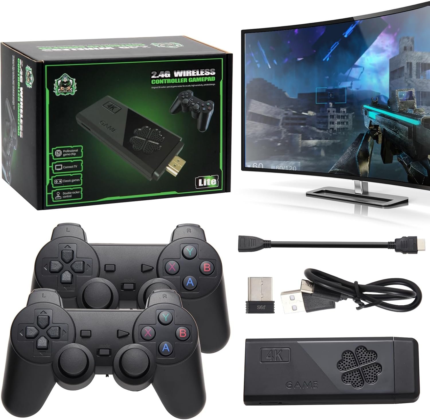 Consola de juegos Compatible con HDMI de 20000 juegos PS1 ATARI SFC GB