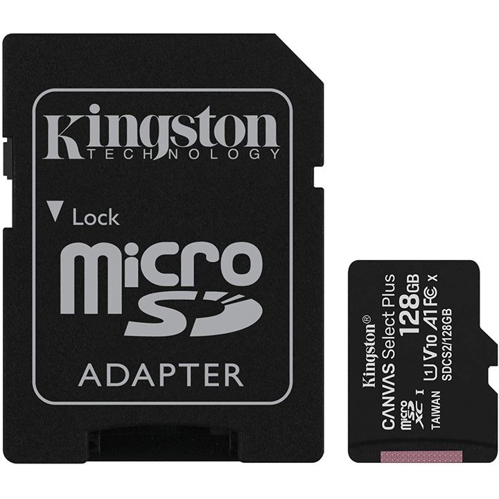 Memoria Micro SD Kingston 128GB Canvas Select Plus Clase 10 100mbps - Imagen 3